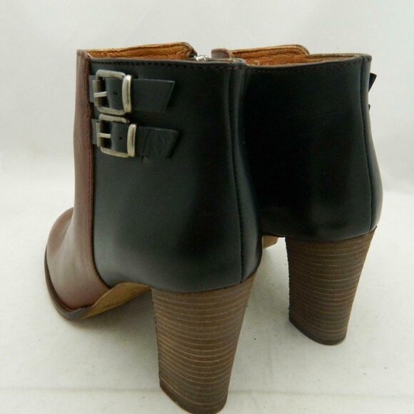 ! Madewell $258 Leather Reid Boots Brown b2723 - Picture 2 of 2